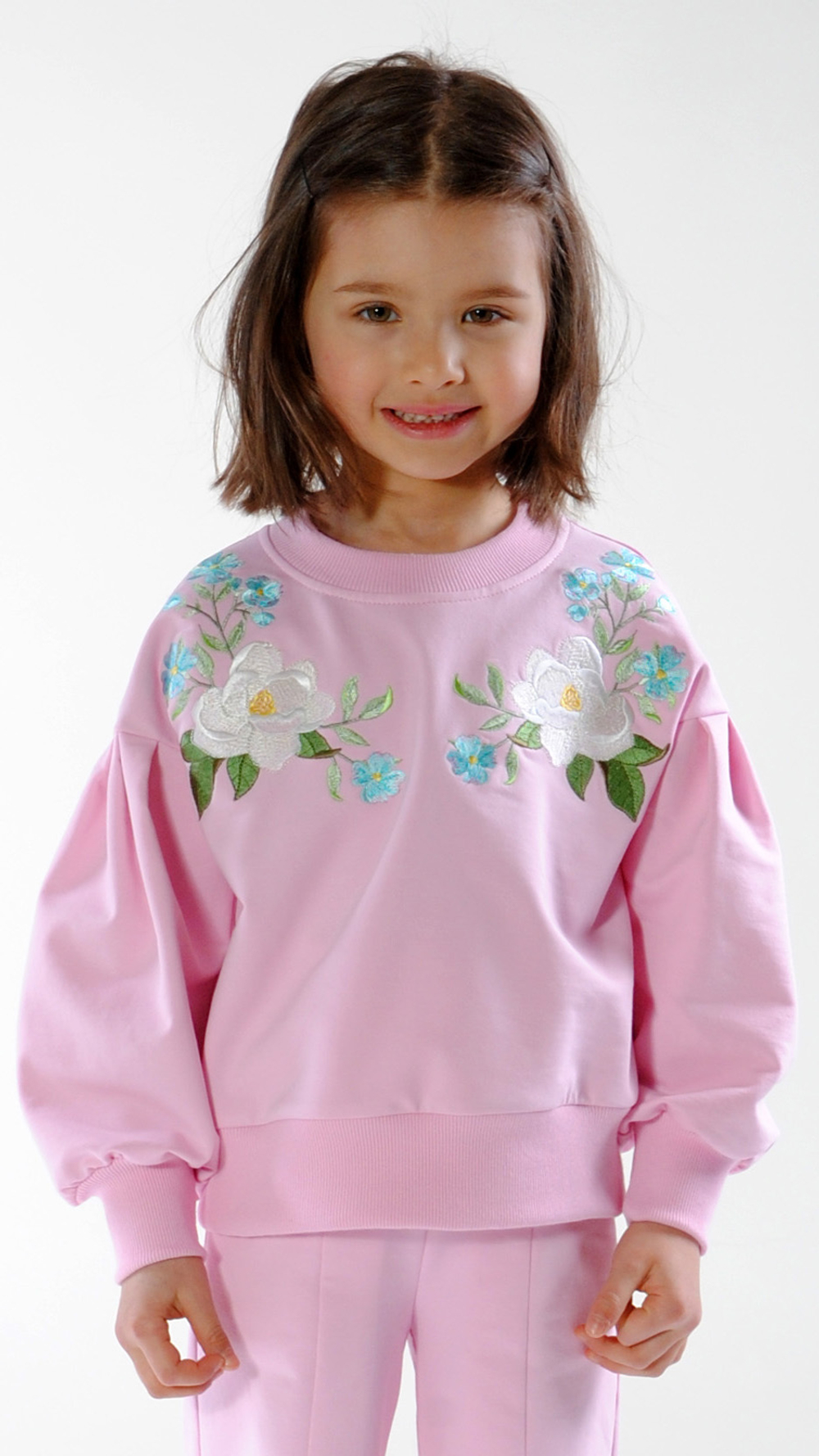 Свитшот трикотажный для девочки 3-6 лет Fleur de Vie