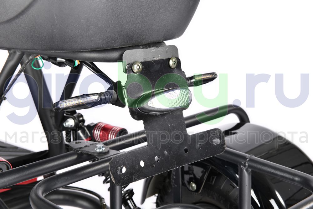 Электроскутер WHITE SIBERIA TRIKE MINI 1500W - Черный фото 19 фото №21