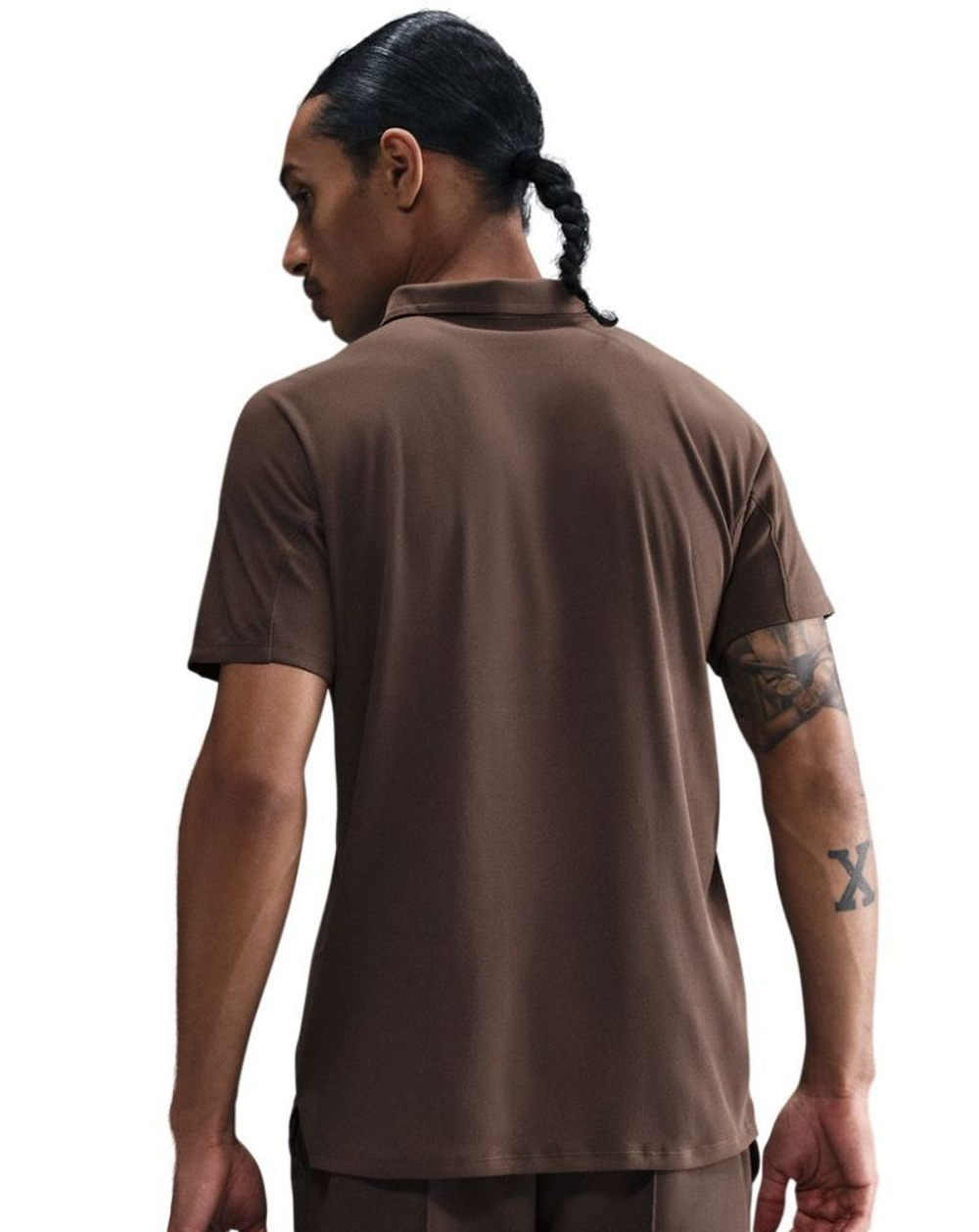 Теннисное поло Nike Court Dri-Fit Advantage Slam - baroque brown