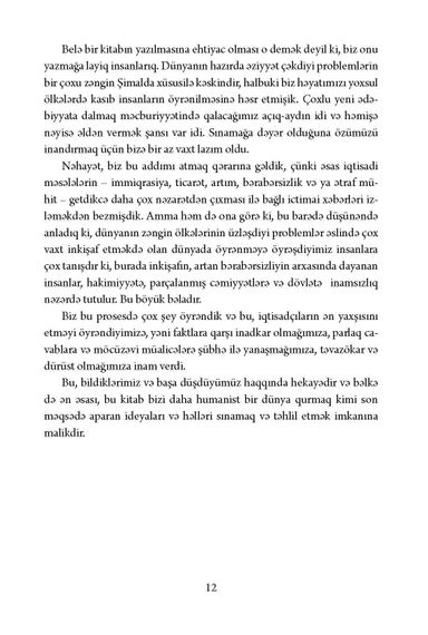 Çətin dönəm üçün yaxşı iqtisadiyyat