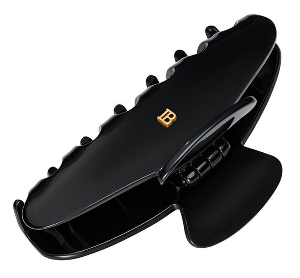 Balmain Hair Заколка-краб для волос цвет черный Balmain Hair pince black L