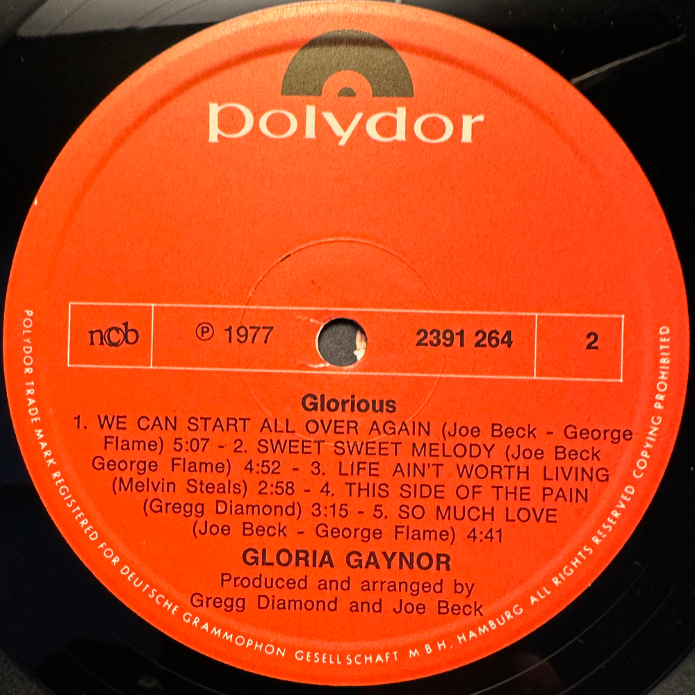 Gloria Gaynor - Glorious (Скандинавия 1977г.)