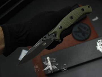 Складной нож Городской НОКС "Геккон" сталь AUS-8 340-580406 c клинком из стали AUS-8, рукоять G10