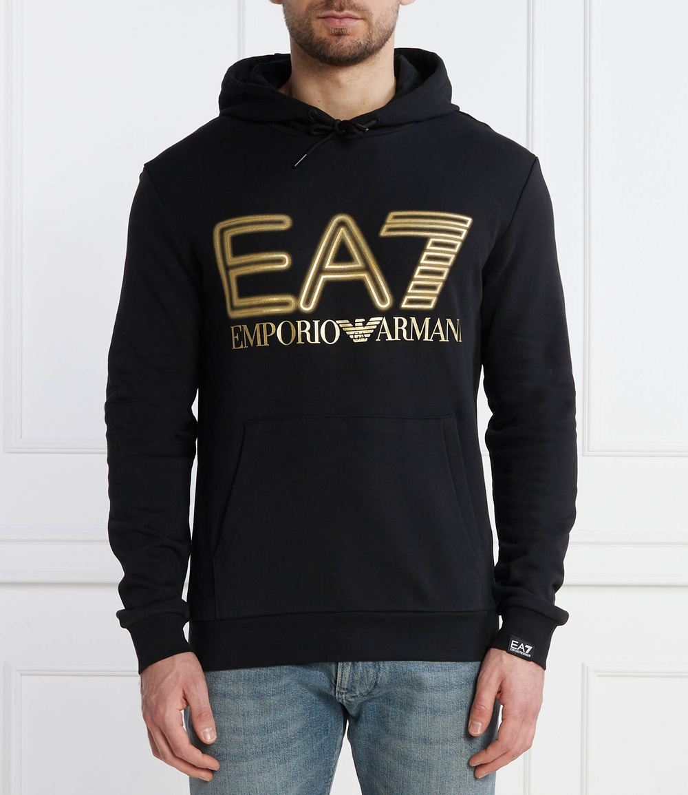 Худи EA7 - черный(3DPM64 PJSHZ)