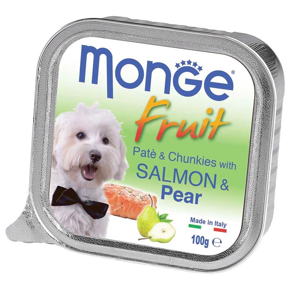 Monge Dog Fruit 100 г лосось и груша - консервы для собак
