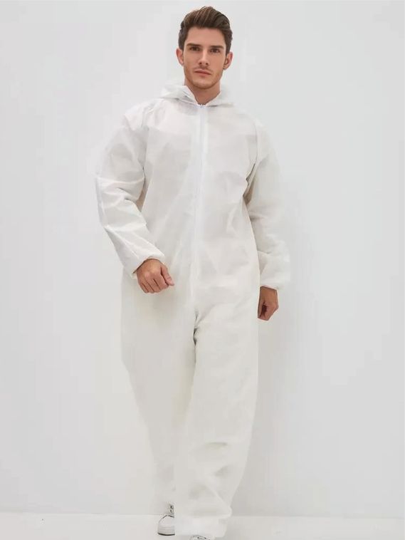 Защитный комбинезон Каспер 60 гр/м2, одноразовый, мембрана, с капюшоном