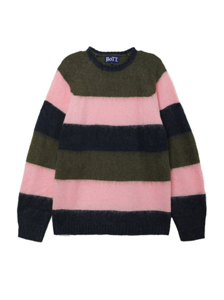 Свитер Вязаный (Round-neck) Striped Mohair Knit