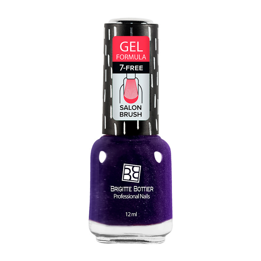 BRIGITTE BOTTIER Лак для ногтей GEL FORMULA тон 01 прозрачный, 037