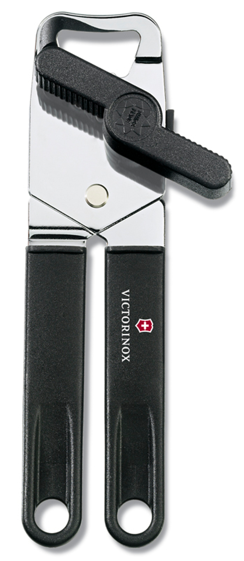 Фото консервный нож VICTORINOX универсальный, сталь/пластик чёрный с гарантией