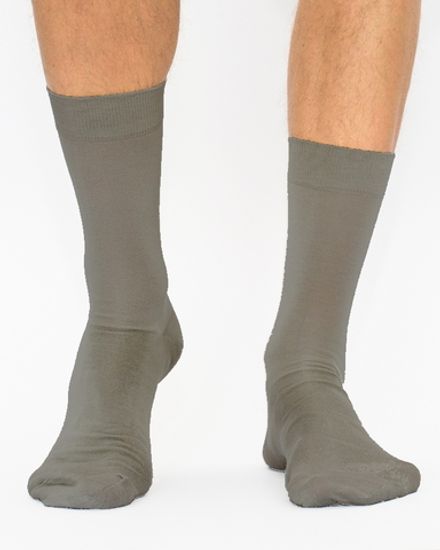 Vendi Классические носки, с серебряной нитью X-Static и мерсерезированным хлопком, антибактериальные, серые