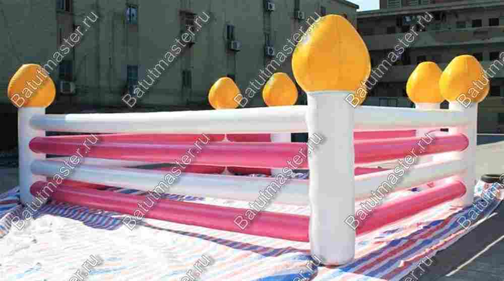 Надувная игровая комната "Карамель" размер 6*6*2 м