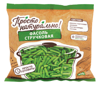 Фасоль стручковая замороженная (фасовка)
