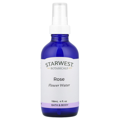 Starwest Botanicals, вода из цветков розы, 118 мл (4 жидк. унции)