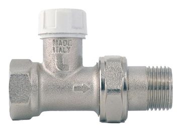 Клапан запорный Itap 296 1/2" ВР/НР линейный прямой со сгоном