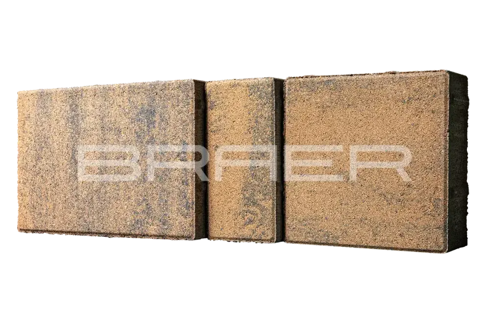 Тротуарная плитка Braer Старый город Ландхаус, Color Mix Техас, h=60 мм