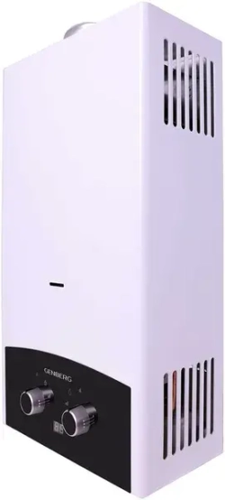 Проточный газовый водонагреватель GENBERG 310.01 премиум 10 л.черная накладка