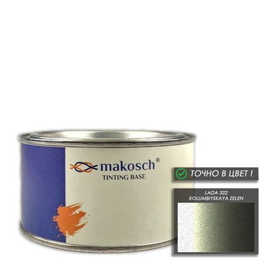 Автоэмаль makosch/LADA 322, Базовая эмаль, зелёный, перламутр, 200мл.