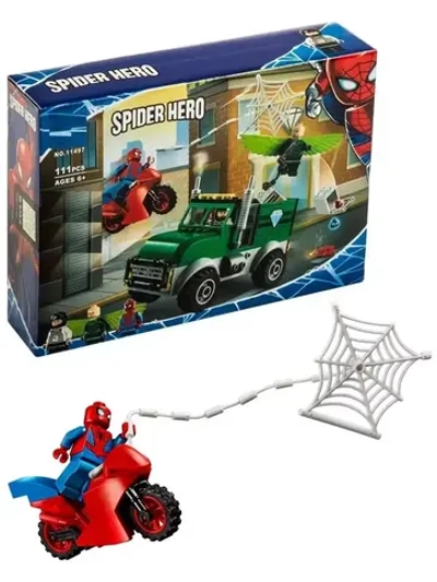 Конструктор Человек-паук Ограбление стервятника 111 деталей