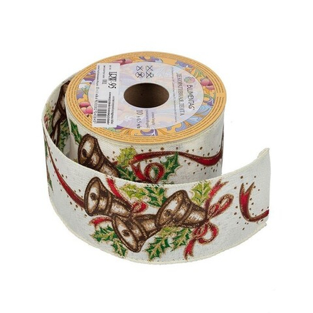 Лента "Blumentag"  декор., цв.001, 63 мм