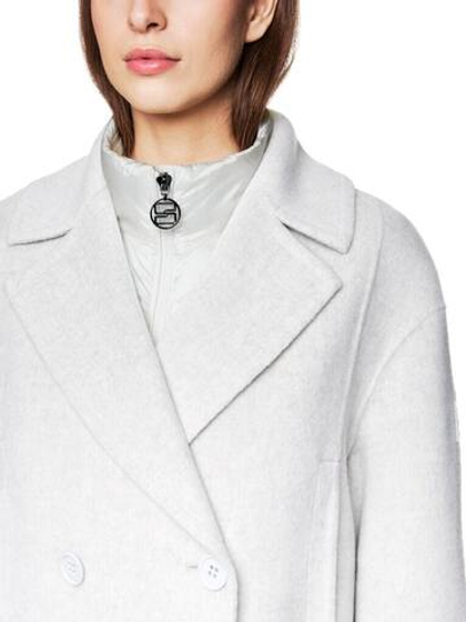 Marc Cain Полупальто двубортное с накладными карманами