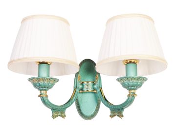 Двухламповое бра Reccagni Angelo A.7632/2 GREEN