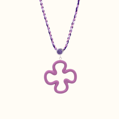 Колье Clover Purple