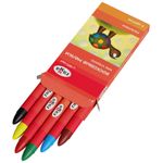 Мелки восковые 6цв. Гамма Мультики, круглые, картон. уп.