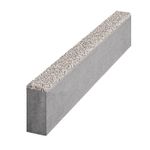 Бордюрный камень Steingot Садовый, цвет Bianco Nero 1000х200х80