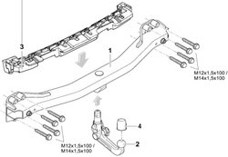 Фаркоп WESTFALIA 321736900113 для Porsche Cayenne / VW Touareg 02-17(паспорт и сертификат в комплекте)(без электрики)