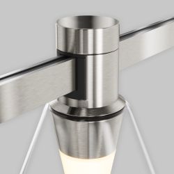 Трековый магнитный светодиодный светильник Maytoni Flarity Bianca TR147-1-3W3K-PT