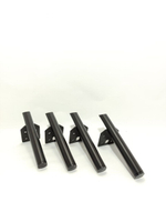 "Мебельные ножки стальные Штыки" Черный матовый - 4 шт, 15 см, .