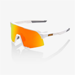 Очки спортивные 100% S3 Soft Tact White / HIPER Red Multilayer Mirror Lens (61034-412-02)