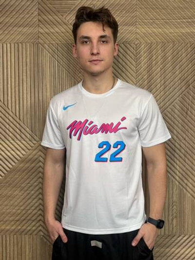 Футболка "Майами Хит" с нанесением Джимми Батлера