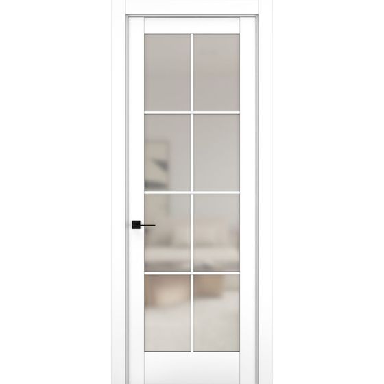 Цена на Межкомнатная дверь керамик NC 11 снежный остеклённая Купить Межкомнатная дверь керамик NC 11 снежный остеклённая