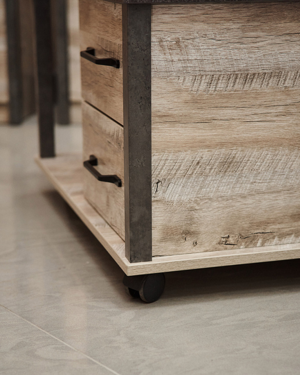 Журнальный стол Клео Дуб Юкон/Ателье темное