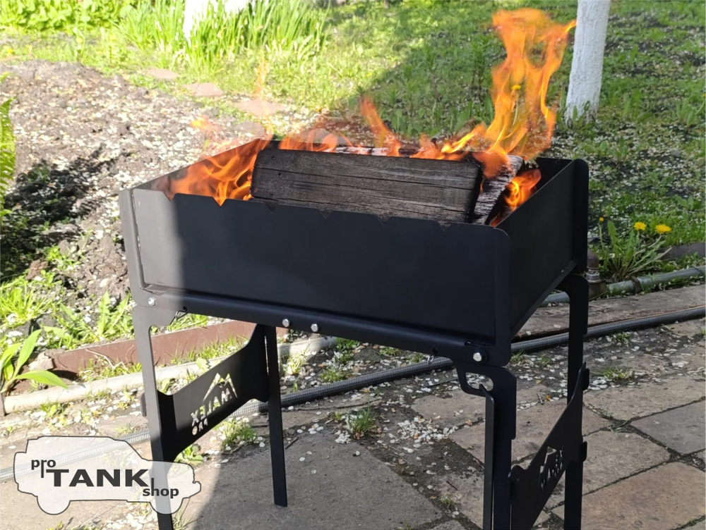 Мангал "Malex-pro" 50х30х50см, усиленная сумка