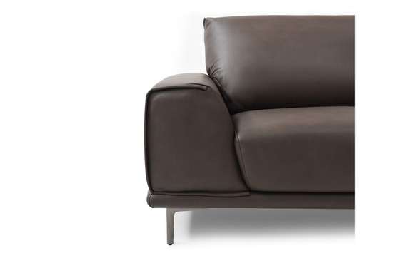 Кресло Nolan из натуральной коричневой кожи