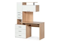 Стол компьютерный Джаз-17 правый 130х60х166,8 дуб сонома