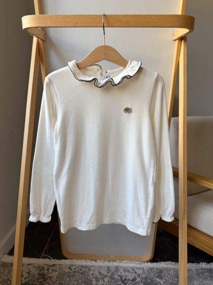 Хлопковый лонгслив Tarttine et Chocolat, 128