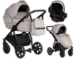 Детская коляска Noordi Luno All Trails 3 в 1 с автокреслом Terra Black 1012611 Moon Rock