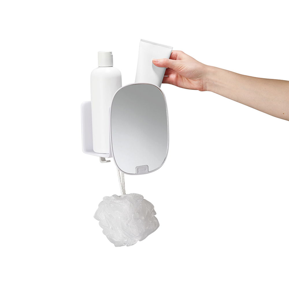 Органайзер для душа с зеркалом easystore, белый