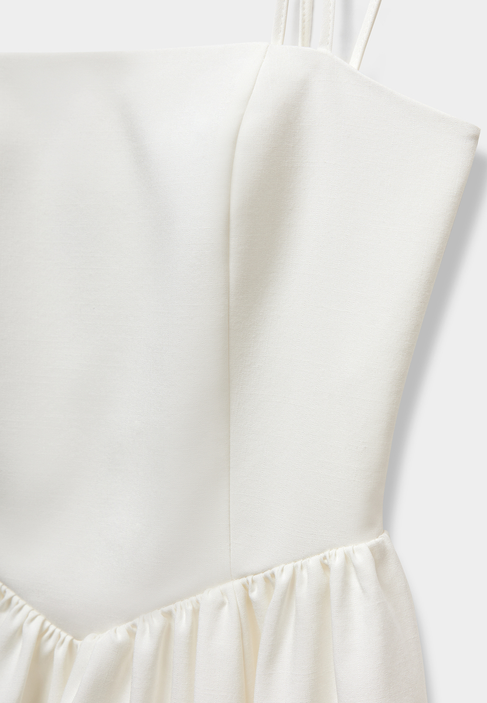 Платье мини с завязками-бантиками