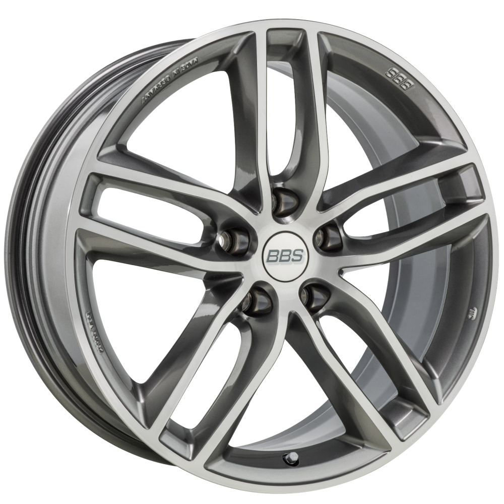 Диск колесный BBS SX 8x18 5x108 ET45 CB70.0 platinum silver/diamond cut