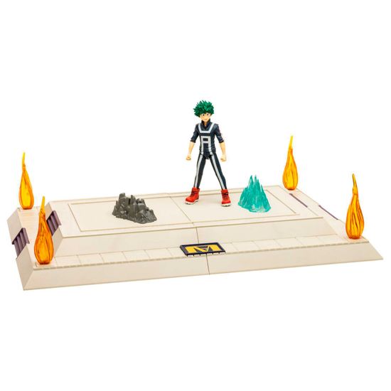 Фигурка McFarlane My Hero Academia - Sports Festival Arena + Midoriya, 13 см / Фигурка по мотивам аниме "Моя геройская академия", Изуку Мидория