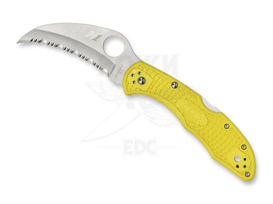 Складной нож Spyderco Tasman Salt 2 106SYL2 c клинком из стали H1, рукоять FRN