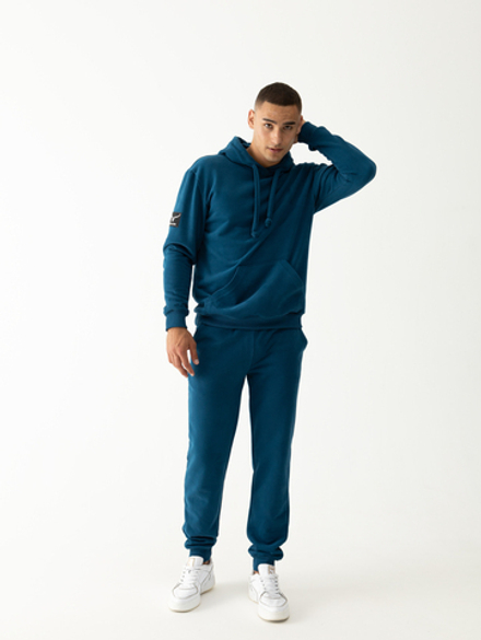 Костюм мужской спортивный (без начеса). Петроль