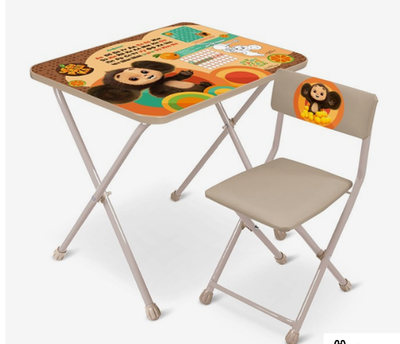 Комплект детской мебели «Чебурашка», стол, стул