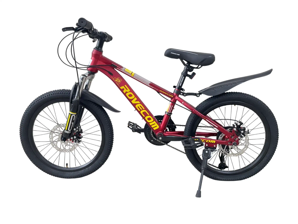 Велосипед Rovecom 20" 21скор (Стальная рама, диск. тормоз) Бордовый (матовый) Rov-720-20-2