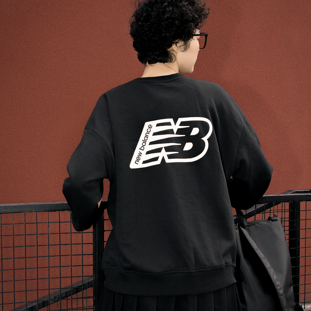 Толстовка New Balance Logo, AWT23514-BK