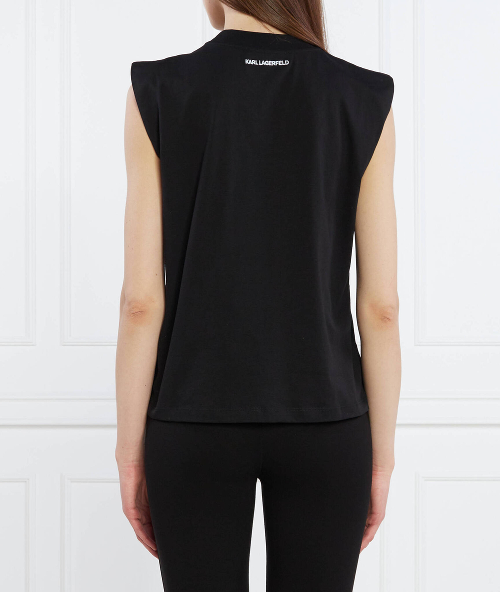 Топ Karl Lagerfeld - черный(231W1717)